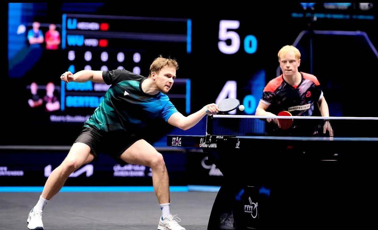 丹麦选手在乒乓球比赛中夺冠