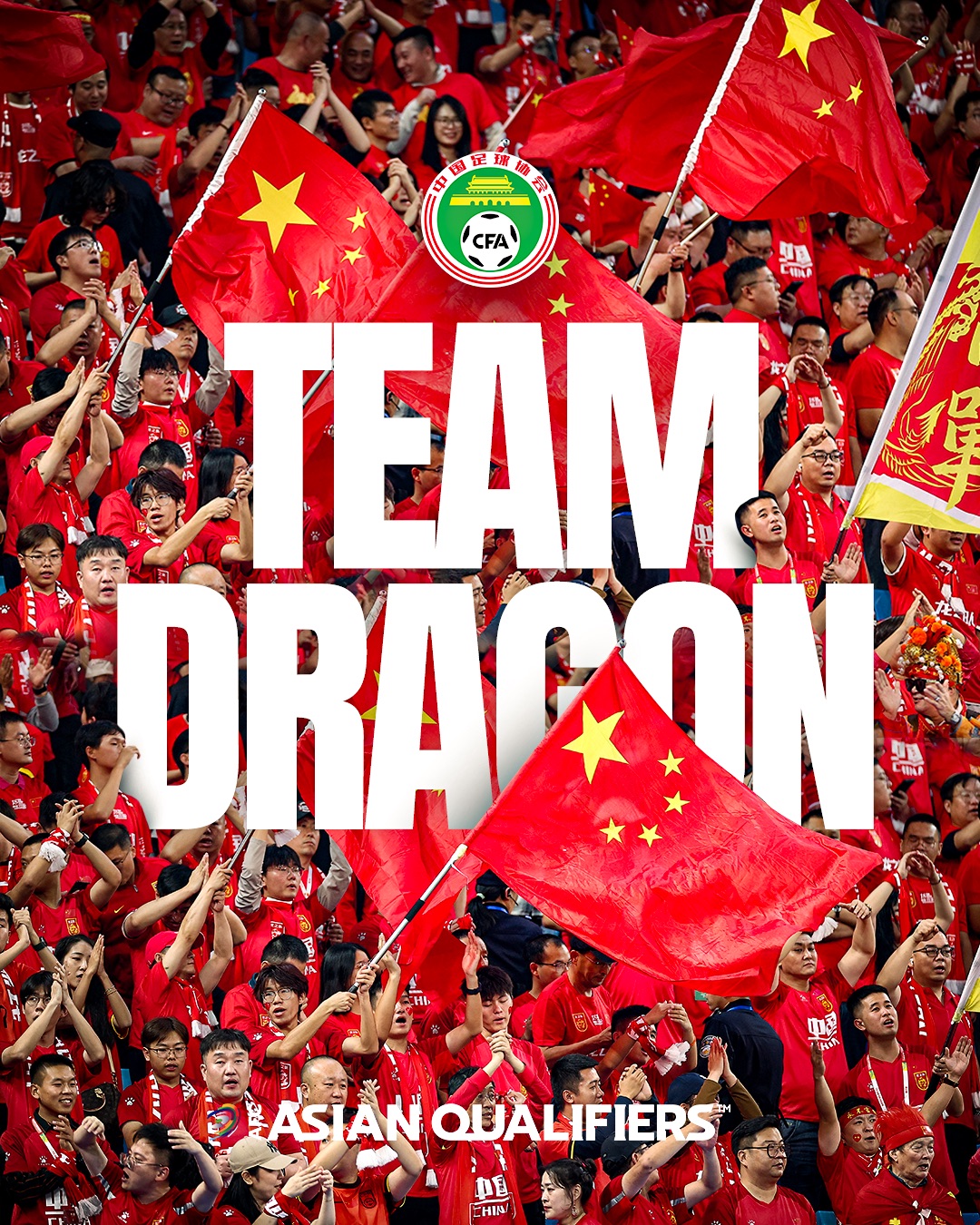 队员团结一心，中国足球队夺得胜利