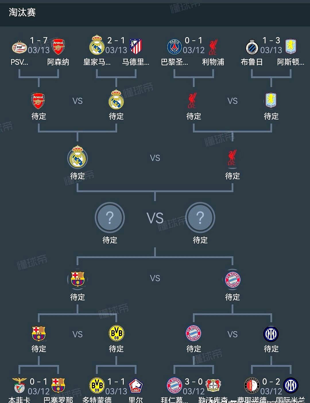 包含马德里竞技客场战胜巴黎，居中游位置的词条