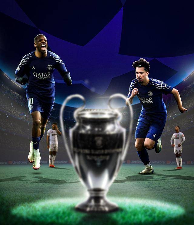 足球明星在欧冠赛场上大放异彩