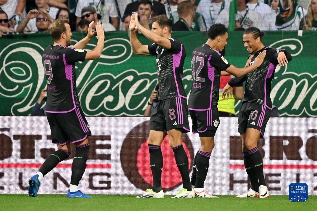 拜仁慕尼黑主场大胜云达不莱梅，稳居联赛榜首
