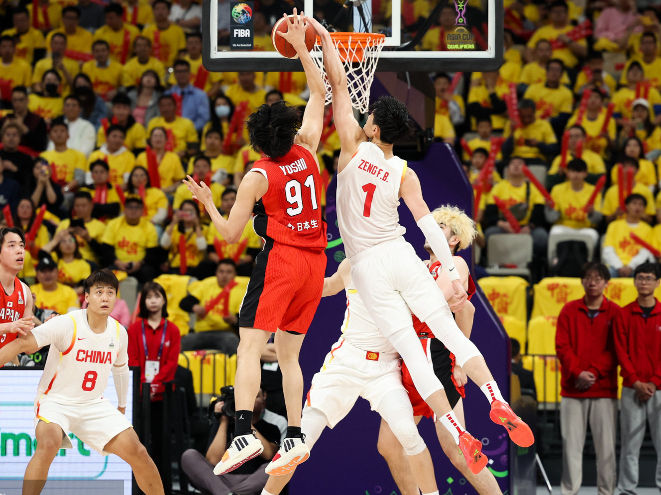 亚洲杯篮球赛：中国男篮成功挺进四强