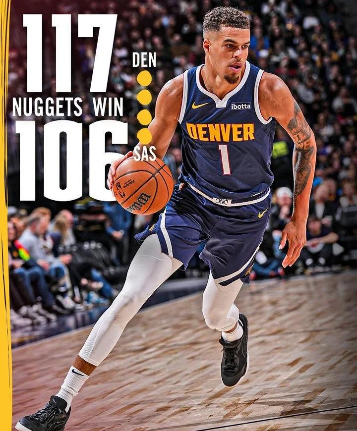 掘金大胜马刺，哈里斯成为MVP